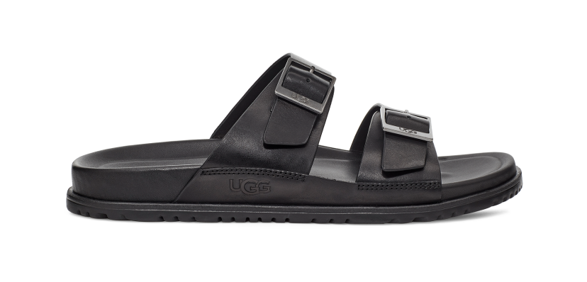 Amazon | UGG メンズ Wainscott スライドサンダル, チェスナット