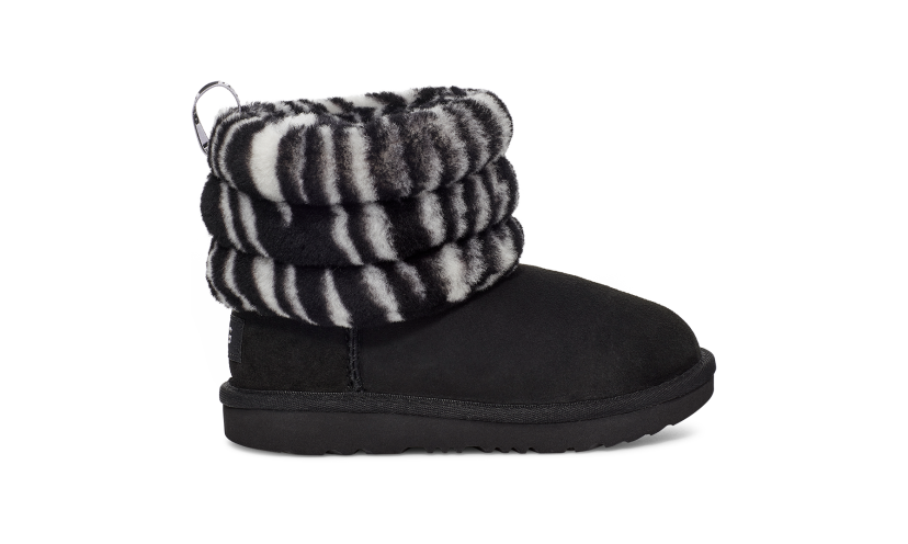 Mini fluff quilted boot deals