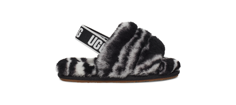 Zebra sales ugg slides