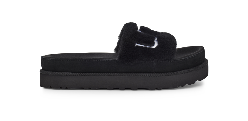 Ugg laton fur online slide purple