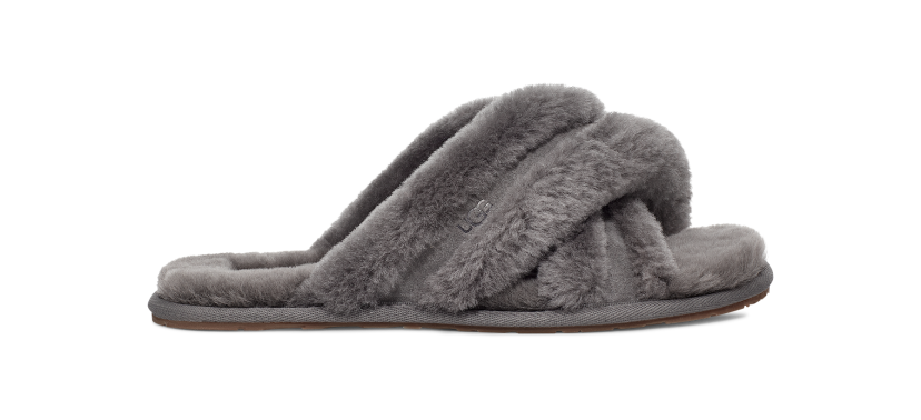 Grey ugg discount slippers