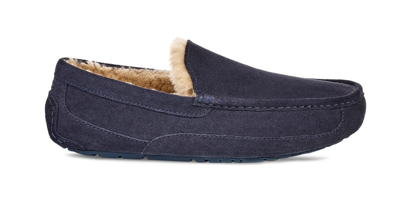 Ugg mens best sale slippers blue