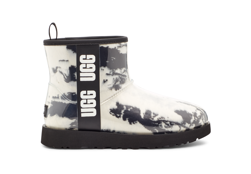Uggs black sale and white
