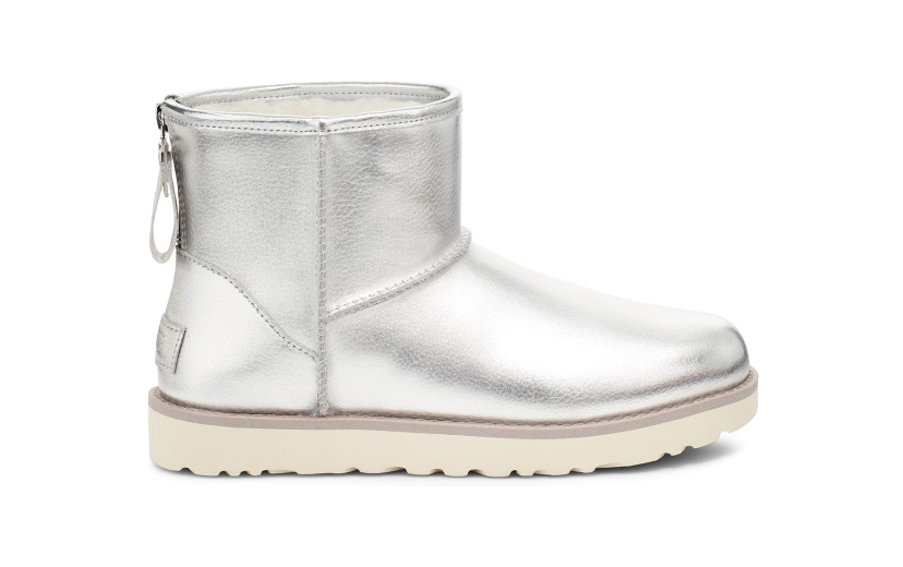 Classic Mini Logo Zip Shine Boot | UGG®