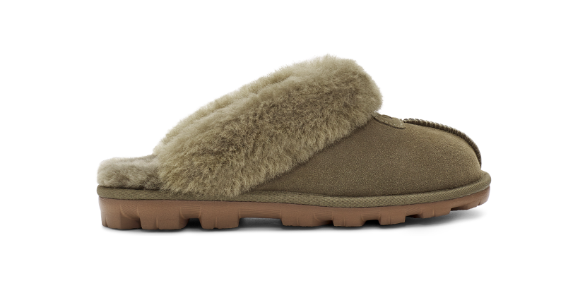 Grey ugg coquette slippers sale