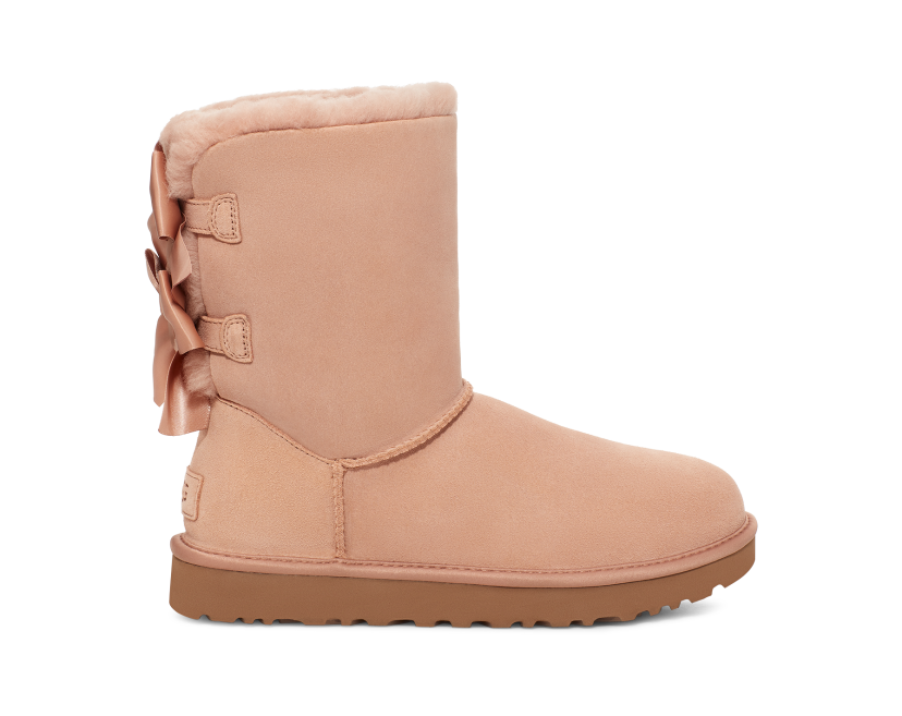 Satin bow mini boot on sale