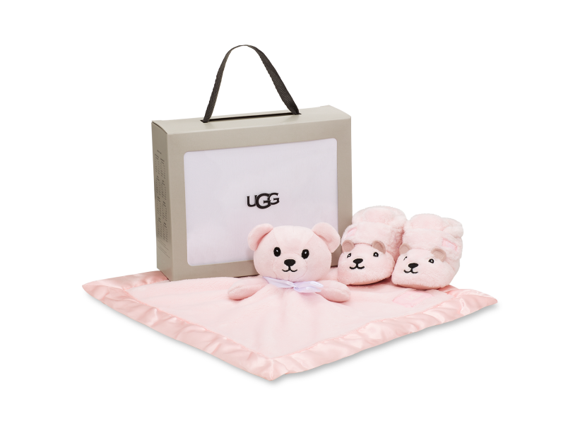 Ugg baby booties and discount blanket