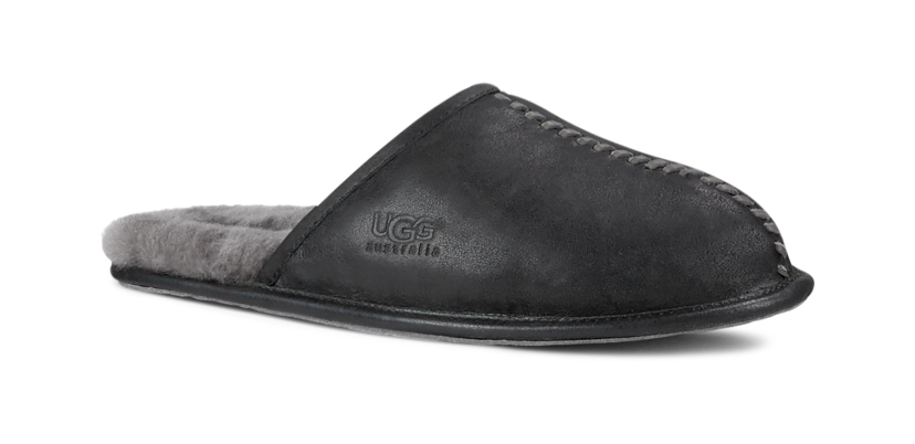 Mens leather ugg slippers sales
