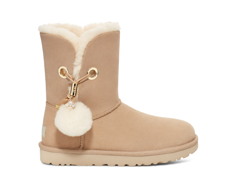 Uggs with puff balls top