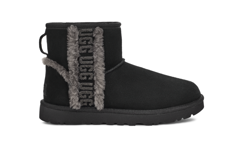ugg classic mini logo sparkle
