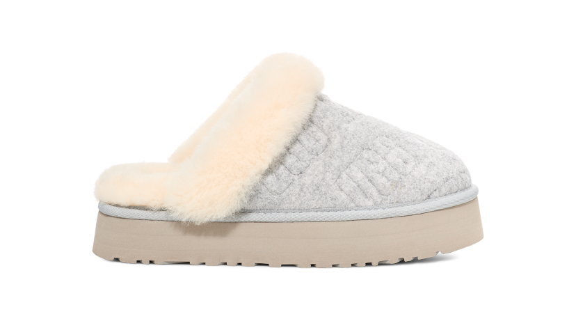 Ladies grey sale ugg slippers