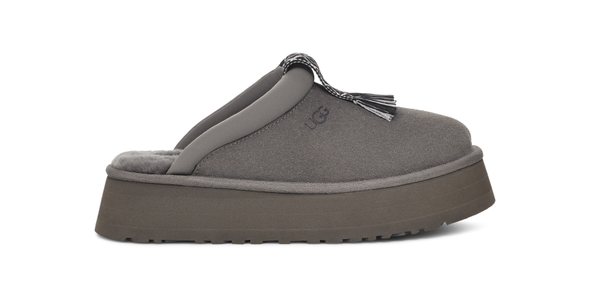 Grey best sale ugg slippers