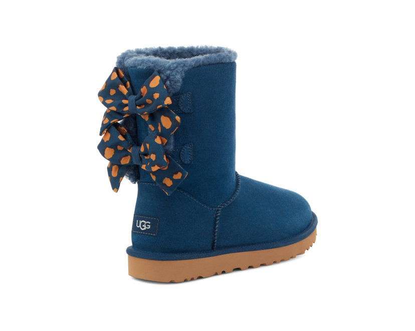 Navy blue uggs with bows deals
