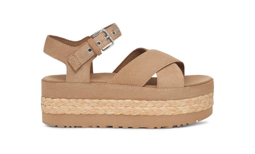 Neutral platform sandals store