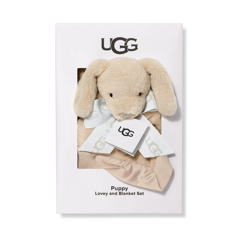 Puppy Lovey and Blanket Set