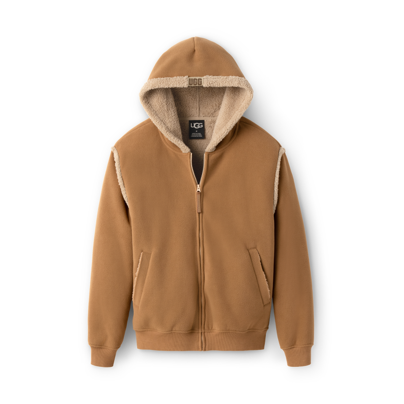 Men's Evren Bonded Fleece Zip Up Jacket | UGG® Men's Evren Bonded Fleece Zip Up Jacket | UGG®