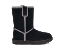Women's classic short top spill seam boots