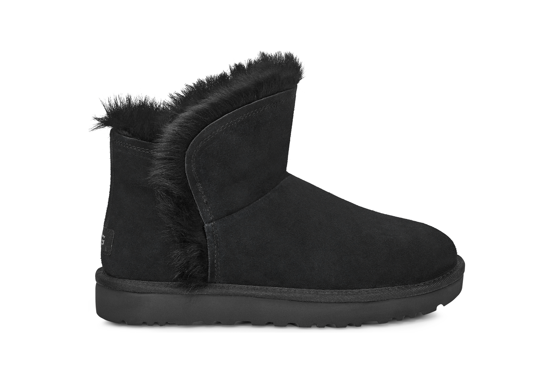 Classic mini top fluff ugg boots