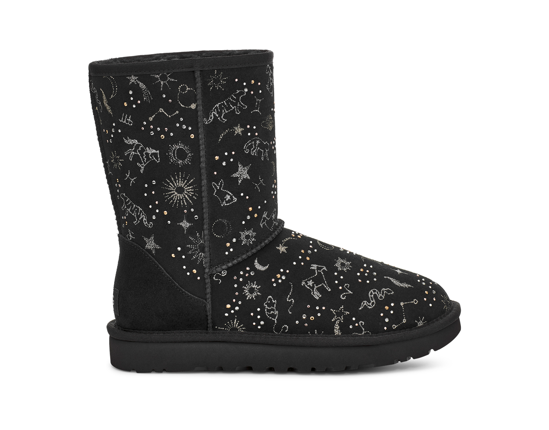 Black 2025 studded uggs