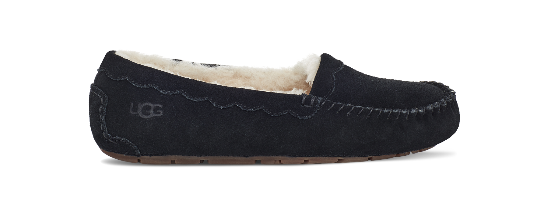 Womens black sales ugg moccasins