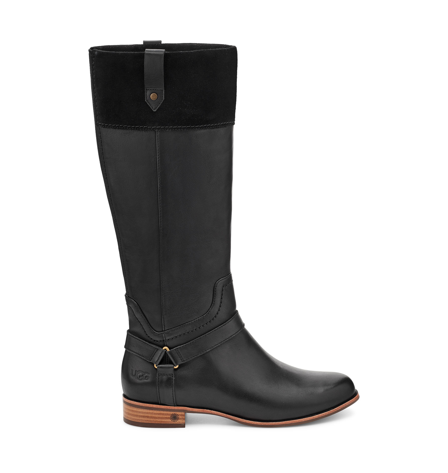 Ugg leather top riding boots