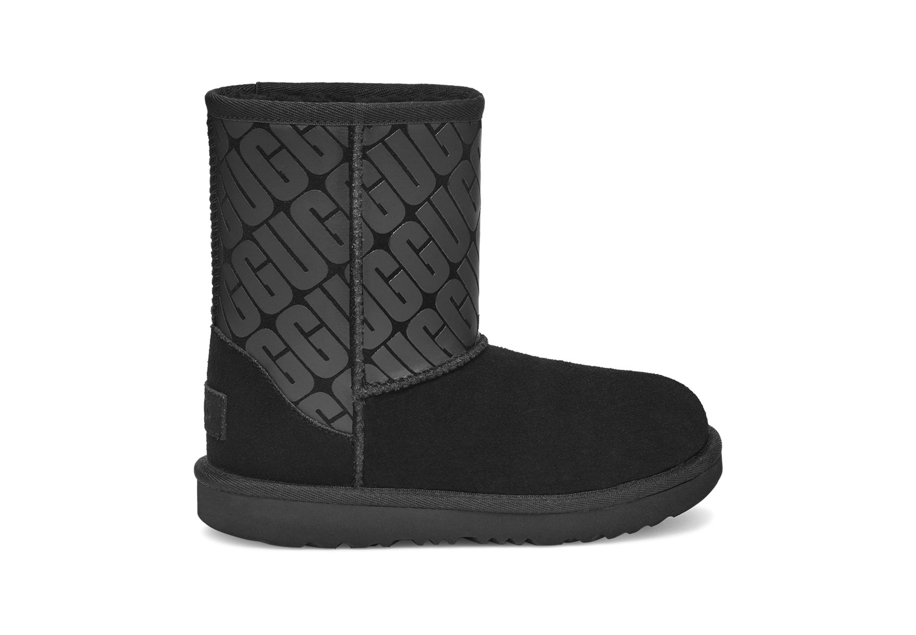 Ugg classic short sparkle black hot sale