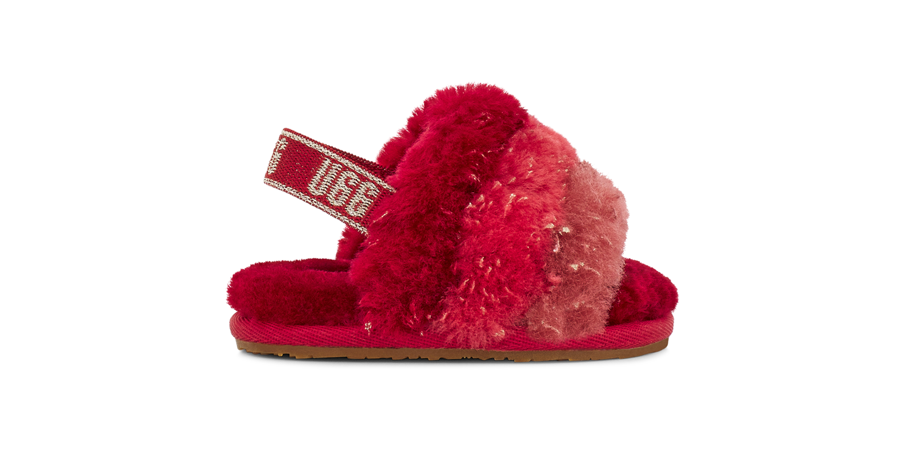 Fluff Yeah Metallic Sparkle Slipper for Babies UGG