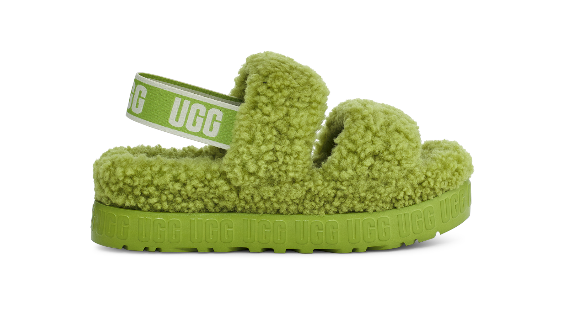 Lime green ugg slippers top