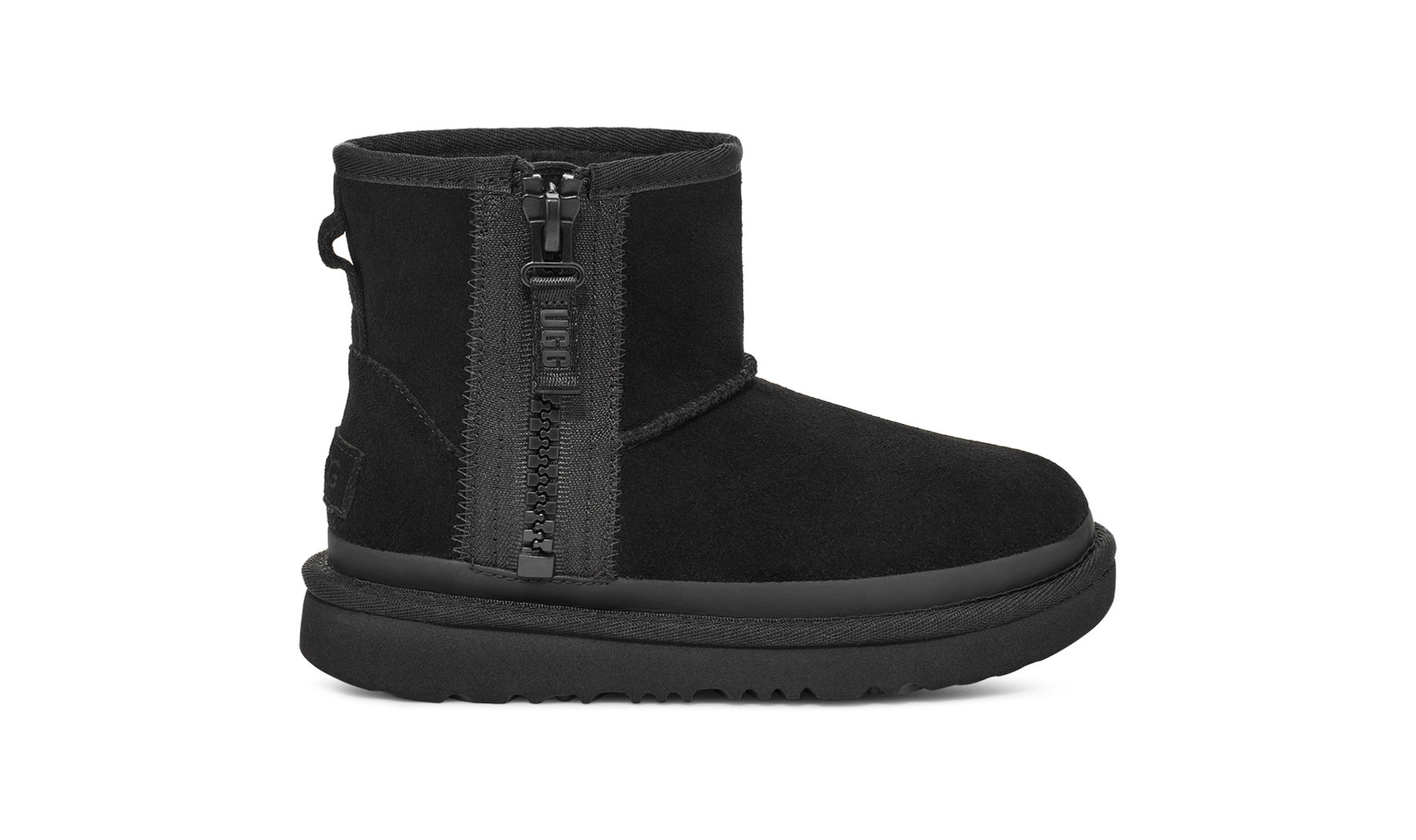 Kids Classic Mini Zipper Tape Logo Boot UGG