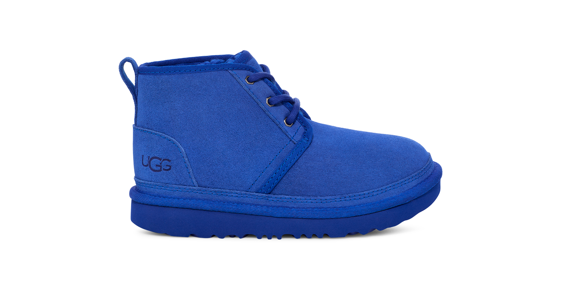 Navy blue and shop white ugg neumel