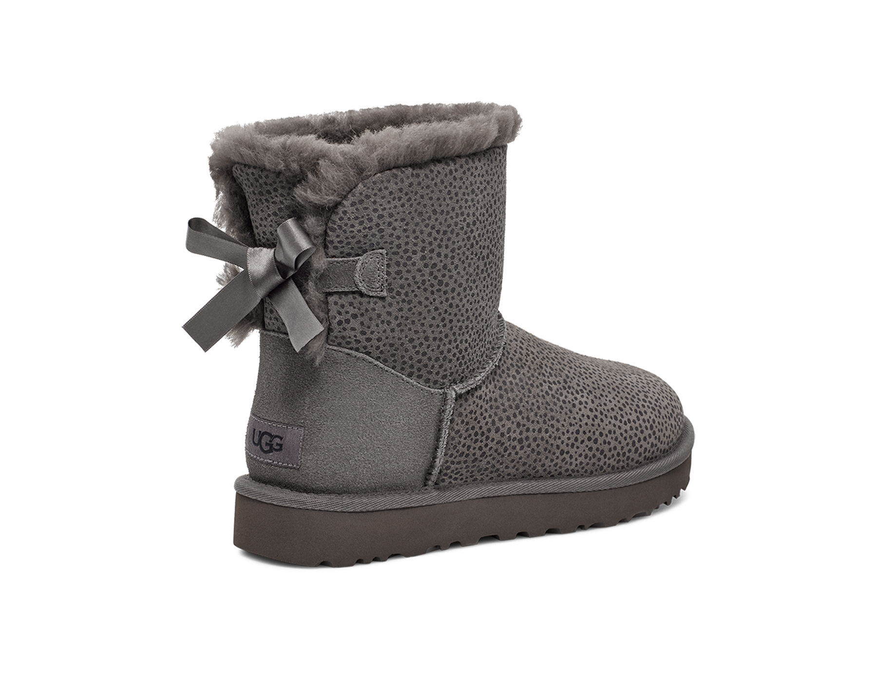 Ugg mini bailey bow black womens new arrivals