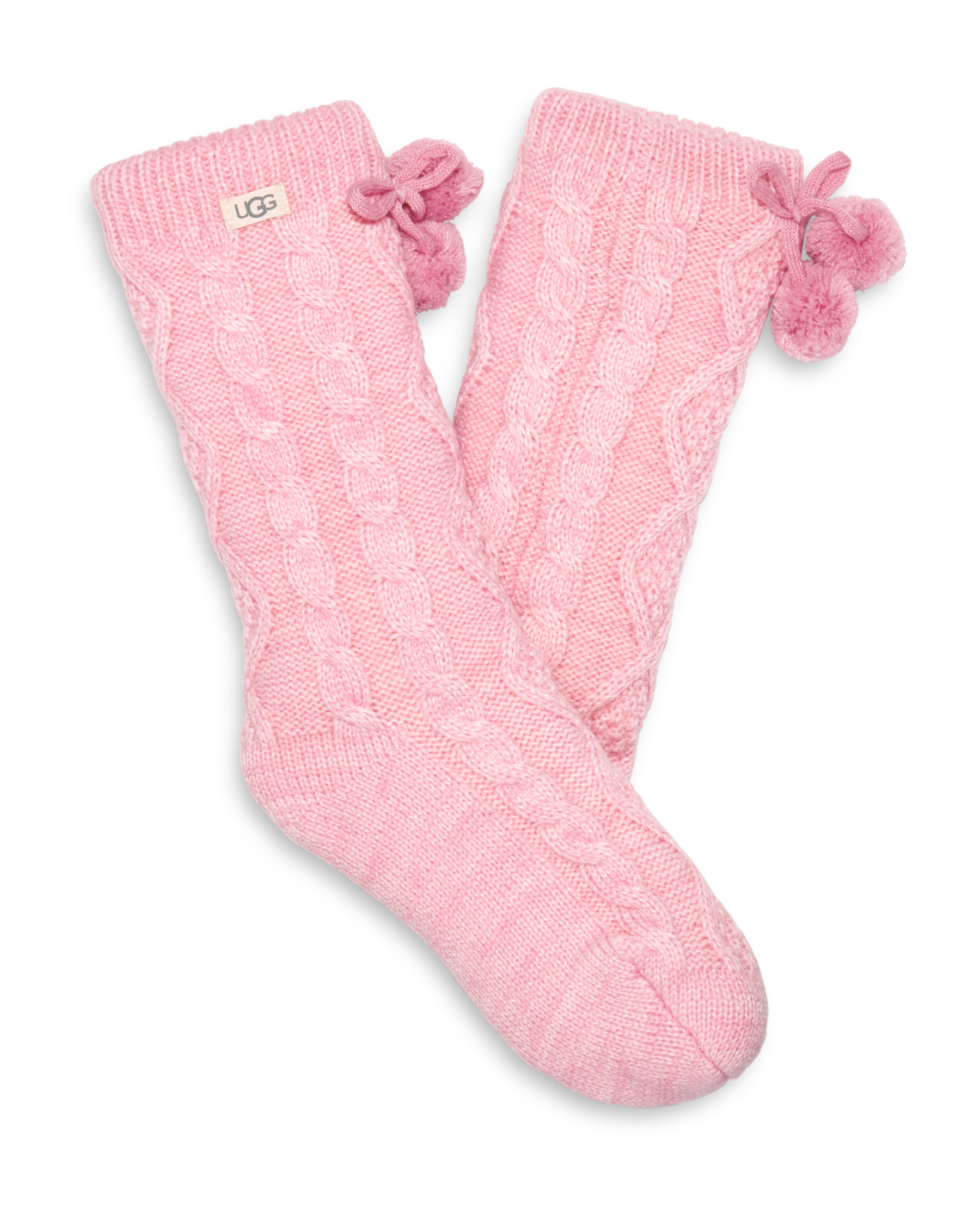 Pom Pom Fleece Lined Crew Sock UGG