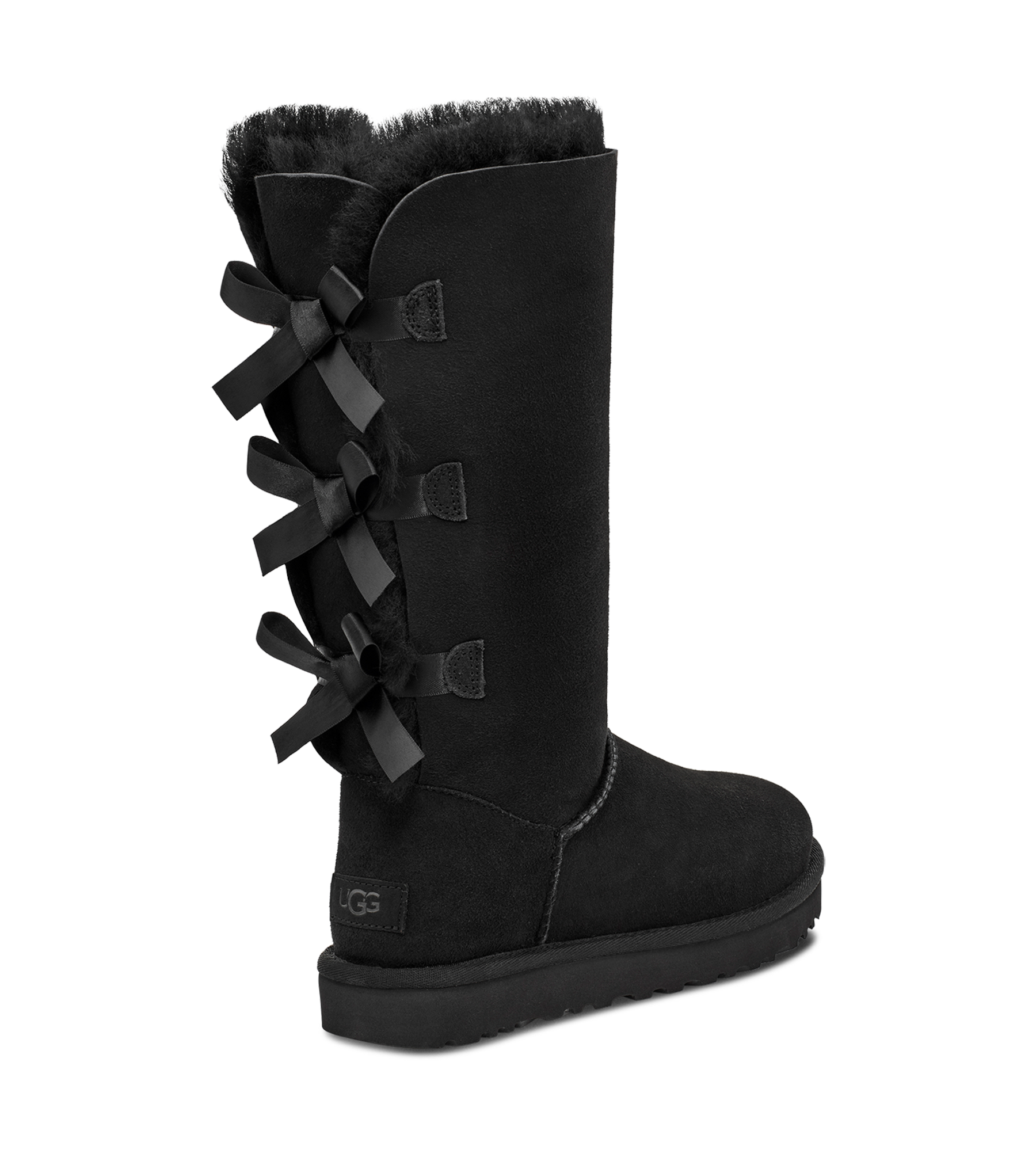 Ugg womens bailey bow tall grey sales