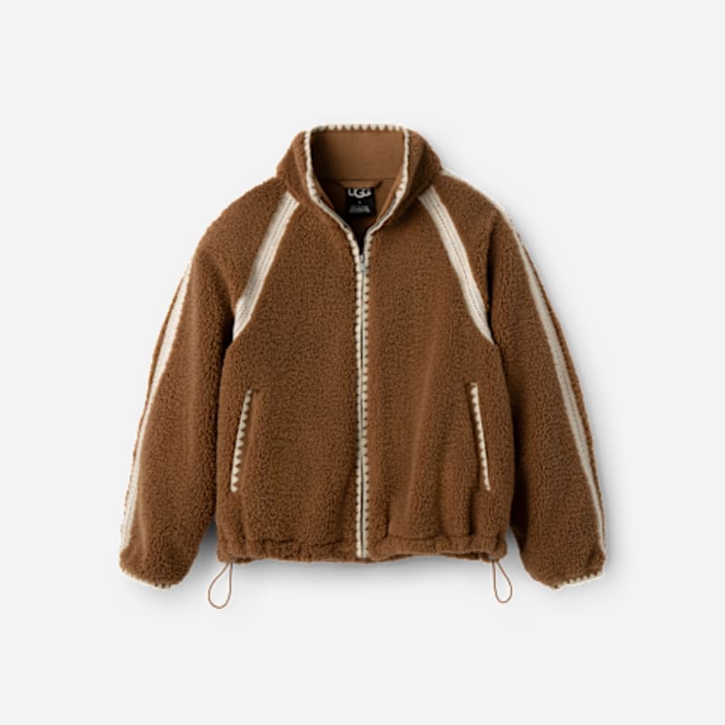 UGG® Women's Nikia Crochet UGG®fluff Jacket Fleece/Recycled Materials