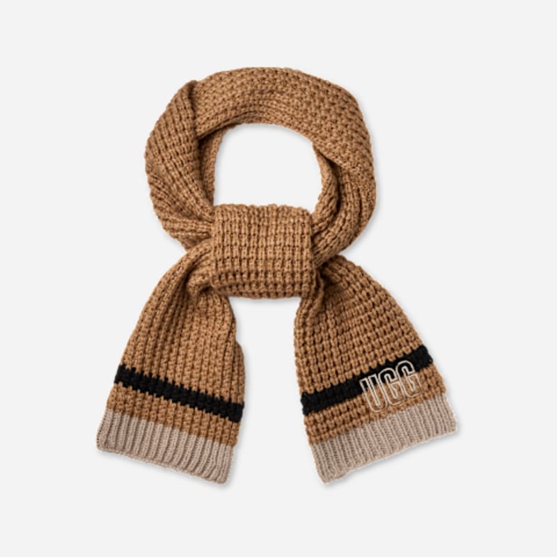 UGG® Men's Waffle Stripe Scarf