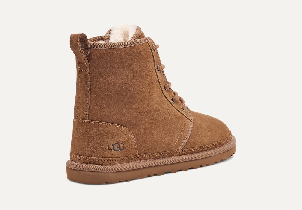 ugg メンズ ブーツ 通販 HARKLEY 1016472 ハークレー ブランド アグ クラシックブーツ スエード レースアップ ムートン ふかふか  クリスマス プレゼント