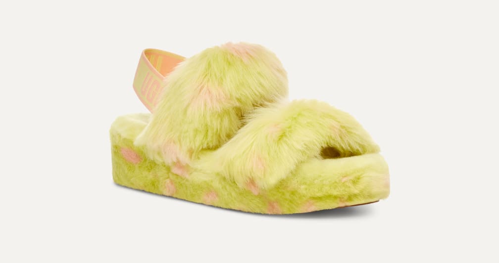 Amazon | UGG レディース Oh Yeah Spots スリッパ US サイズ: 10