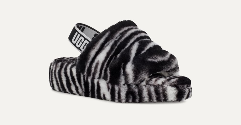 【おすすめ】 痛ましい UGG ゼブラ柄 サンダルこの時期一足は持って居たいサボ サボ、ミュール 靴