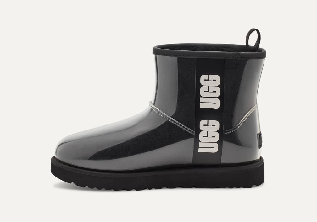新品] アグ UGG ブーツ レインブーツ クラシック クリア 黒
