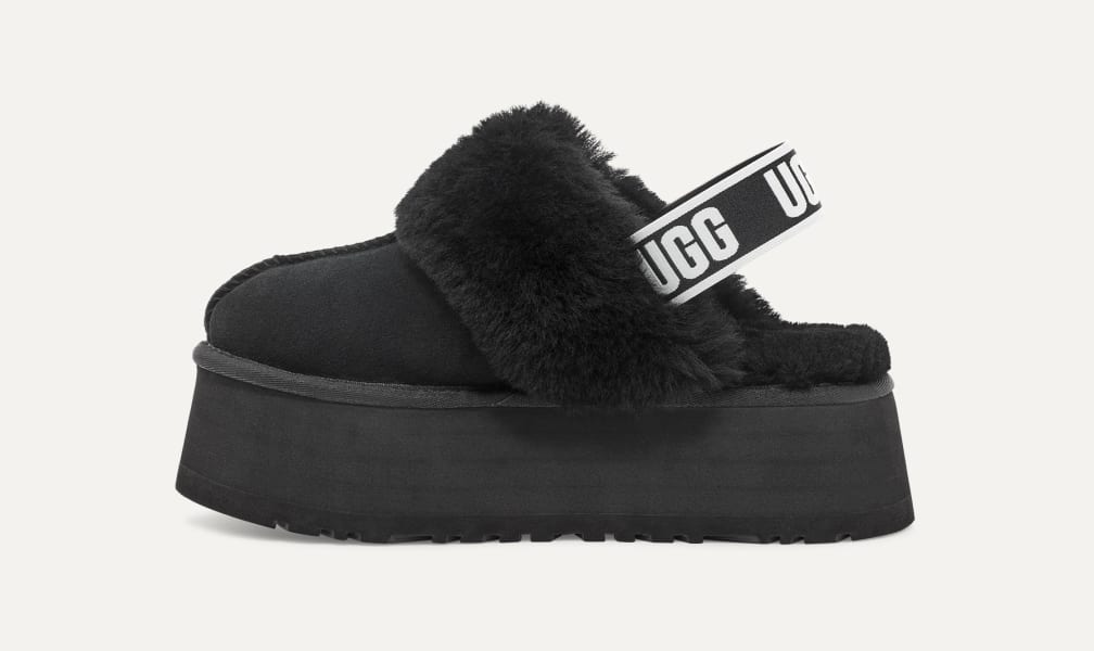 本日限定値下げ♡大人気♡UGG♡ファンケットサンダル♡黒 UGG】 Funkette アグ ファンケット 厚底 6cm 1113474☆大人気