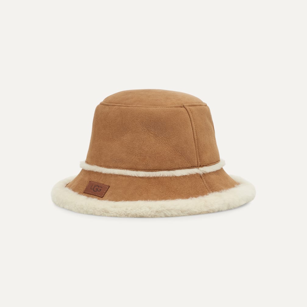 格安人気 公式【 UGG® シープスキン Bucket ハット|Sheepskin バケット 帽子
