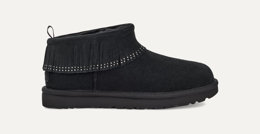 入荷now 安全 ミニ ウルトラ 公式【 UGG® フリンジ Mini ブリング|Ultra 靴