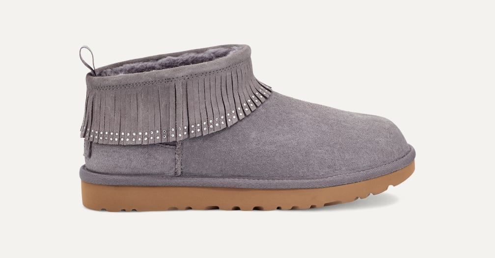 【使い勝手の良い】 ウルトラ 公式【 UGG® ミニ Mini ブリング|Ultra フリンジ 靴