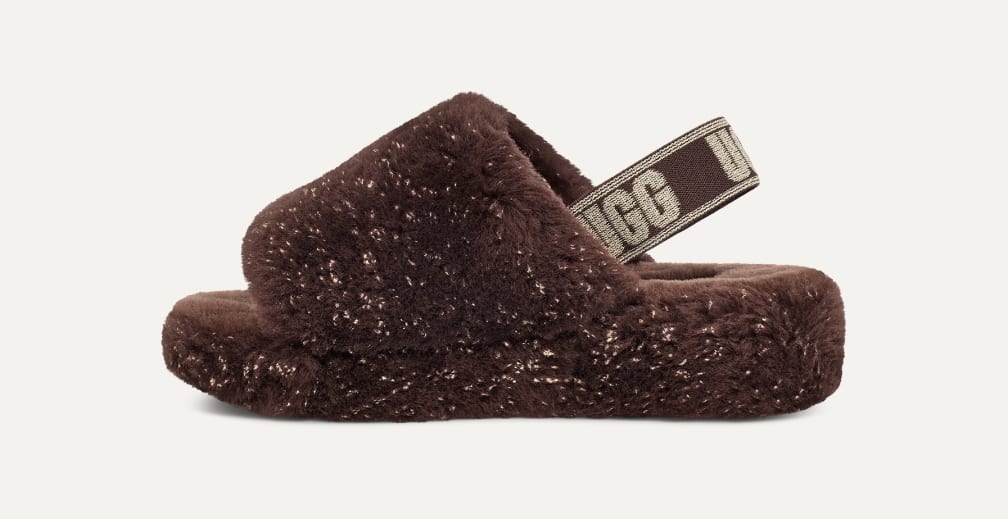 UGGメタリックレザーでアップデートしたスカフェットメタリックスパークルです。 UGGメタリックレザーでアップデートしたスカフェットメタリック