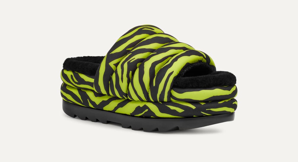 UGG® 公式【 マキシ スライド タイガー プリント|Maxi Slide Tiger Print| 195719300678 | レディース】アグ  公式サイト