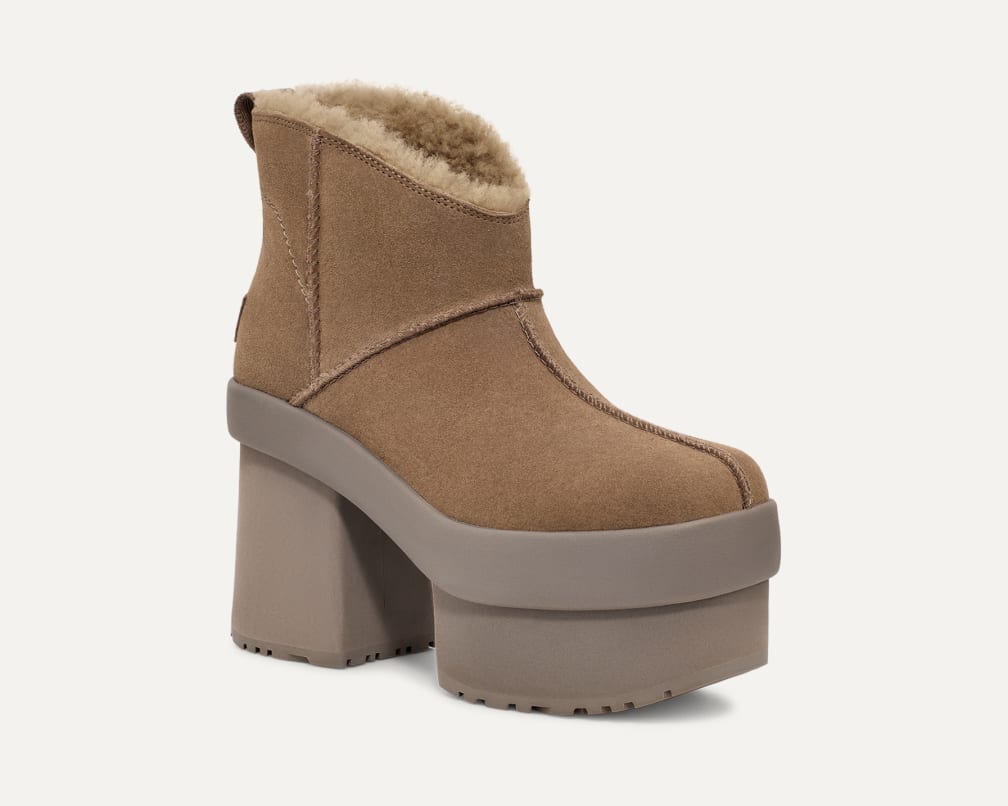 UGG® 公式【 ニュー ハイツ プラットフォーム ミニ|New Heights Platform Mini| 197634302584 |  レディース】アグ 公式サイト