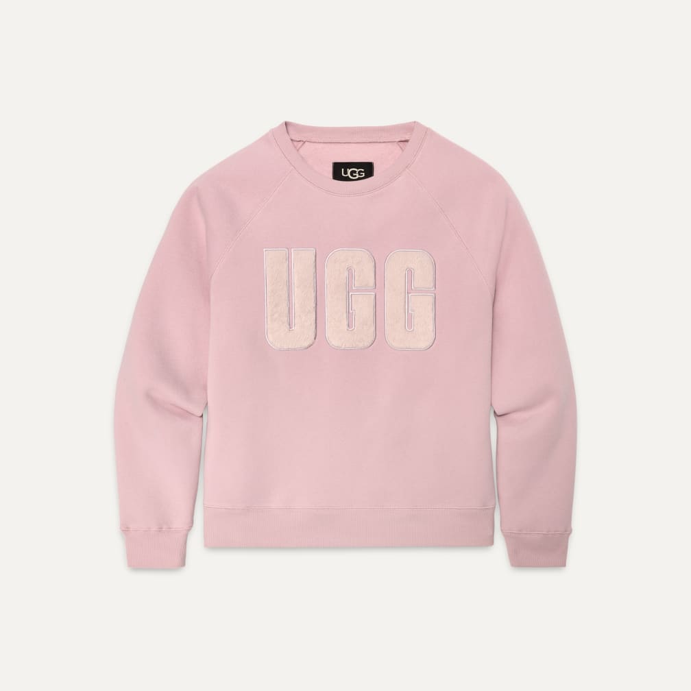UGG® 公式【 マドリン ファジー ロゴ クルーネック|Madeline Fuzzy  