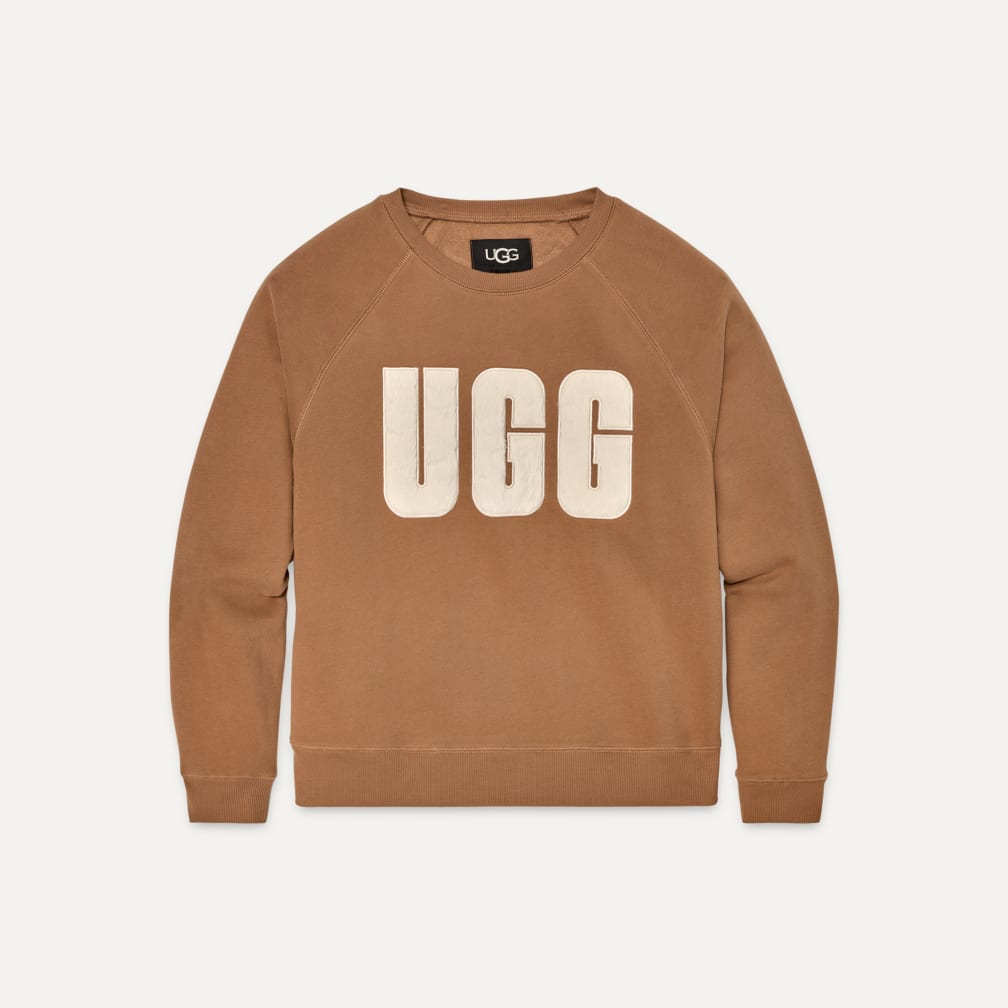 UGG トレーナー マドリン ファジー ロゴ クルーネック 1123718  