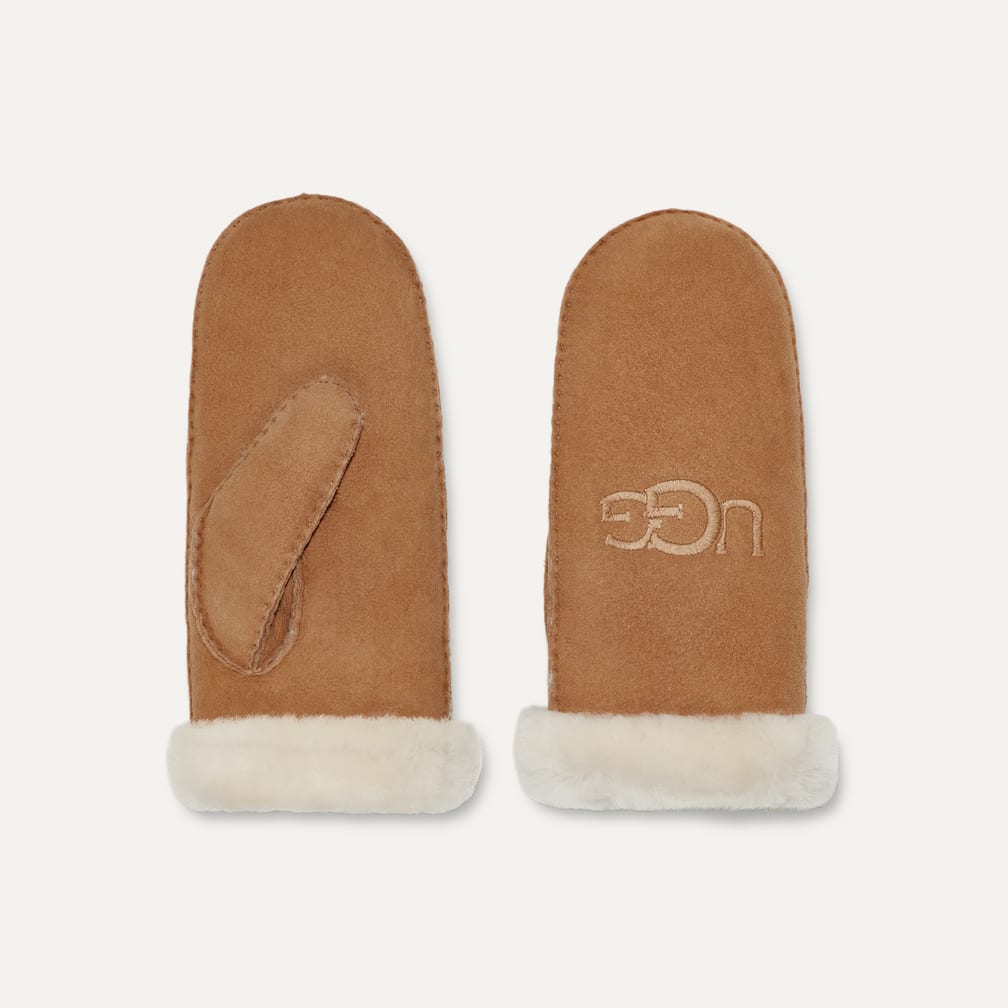 レディース シープスキン エンブロイダリー ミトン Sheepskin Embroider Mitten