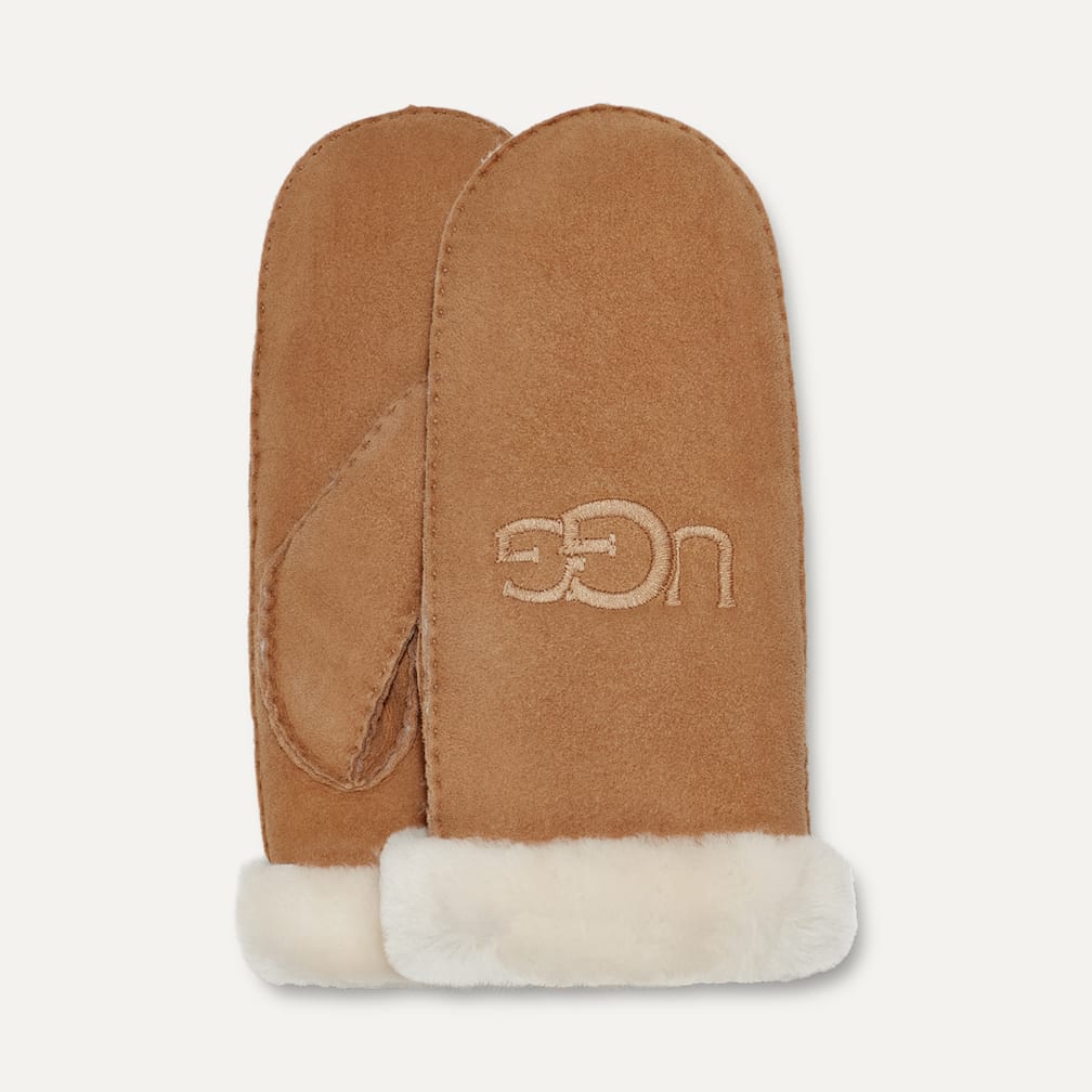 レディース シープスキン エンブロイダリー ミトン Sheepskin Embroider Mitten